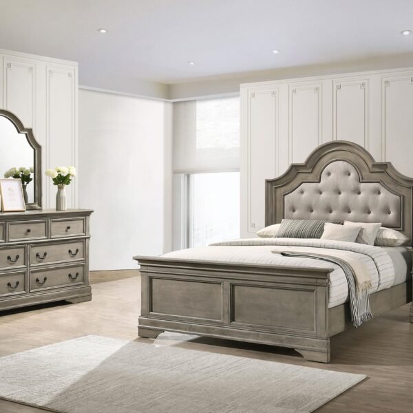 Manchester 4-piece Queen Bedroom Set Wheat Brown