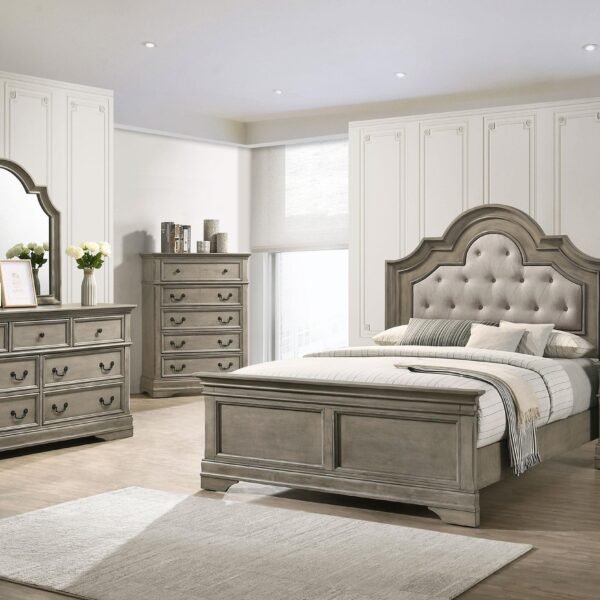 Manchester 5-piece Queen Bedroom Set Wheat Brown