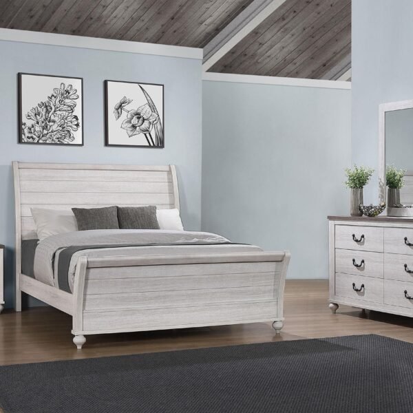 Stillwood 4-piece Queen Bedroom Set Vintage Linen