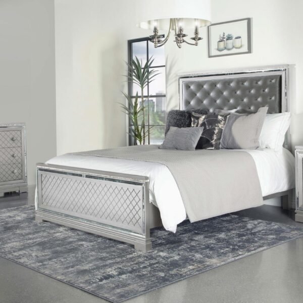 Eleanor 4-piece Queen Bedroom Set Metallic Mercury