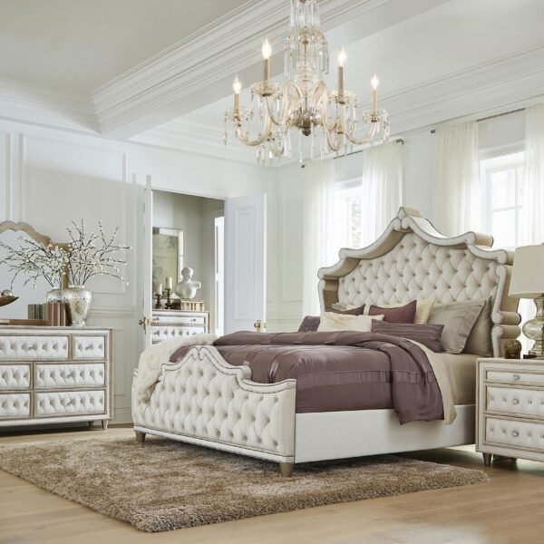 Antonella 5-piece California King Bedroom Set Ivory