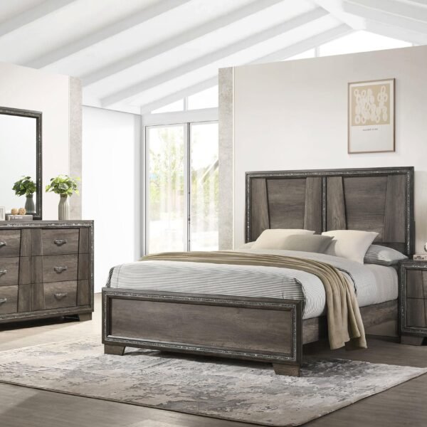 Janine 4-piece Queen Bedroom Set Grey
