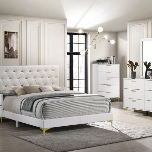 Kendall 5-piece Eastern King Bedroom Set White