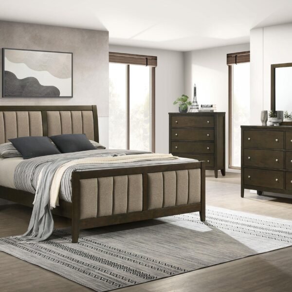 Wilkes 5-piece Eastern King Bedroom Set Dark Cocoa