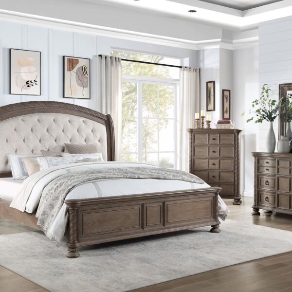 Emmett 5-piece California King Bedroom Set Walnut