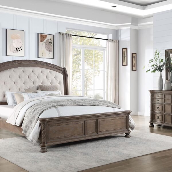 Emmett 4-piece Queen Bedroom Set Walnut