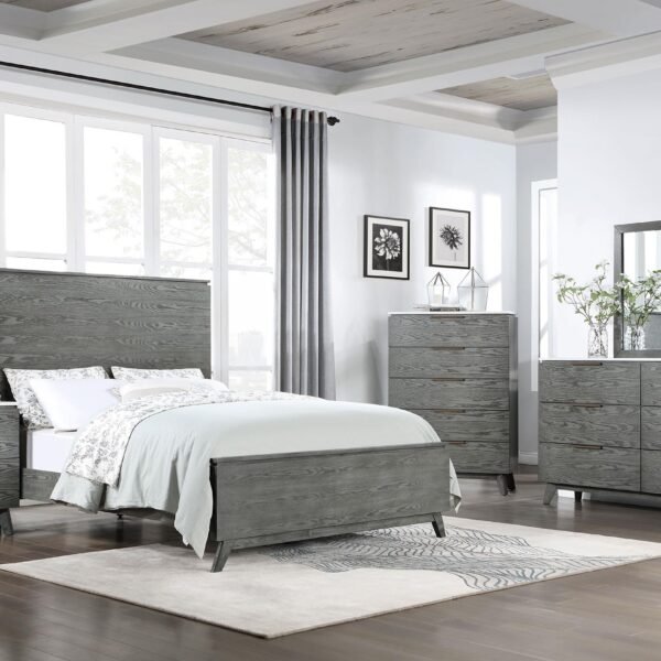 Nathan 5-piece Queen Bedroom Set Grey