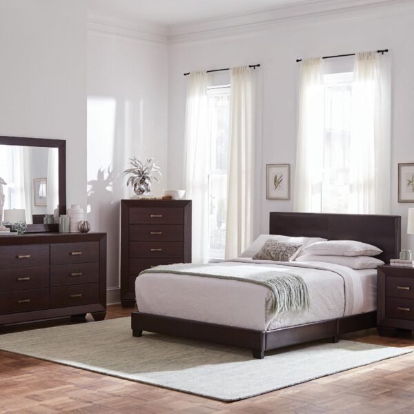 Dorian 5-piece Twin Bedroom Set Dark Cocoa