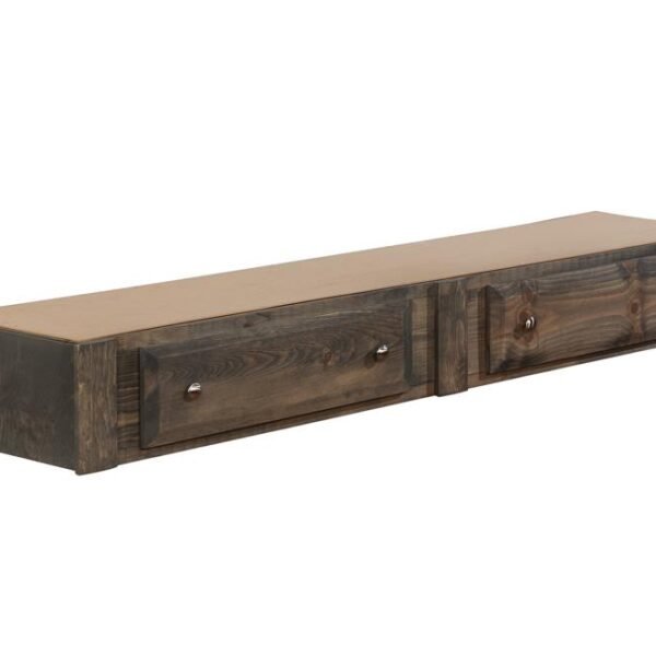 Wrangle Hill 2-drawer Wood Under Bed Storage Gun Smoke