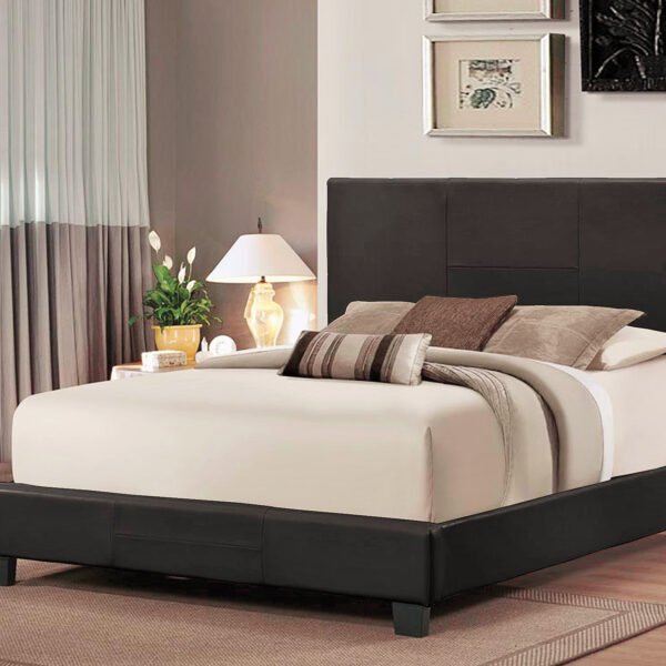 Brown PU B500 KING BED
