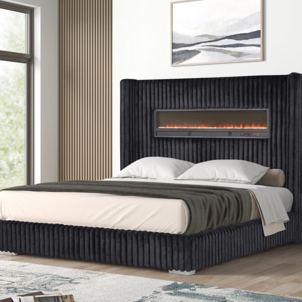 Black Queen Bed B535Q