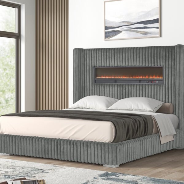 Grey Queen Bed B536Q