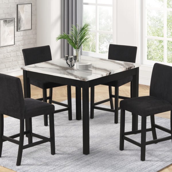 Pub Table & 4 Pub Chairs D310-5