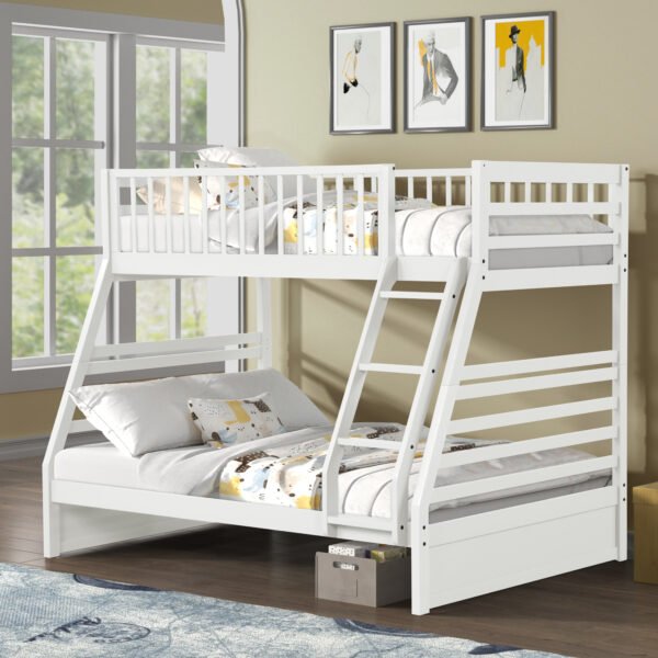 Twin / Full Wood Bunkbed S237