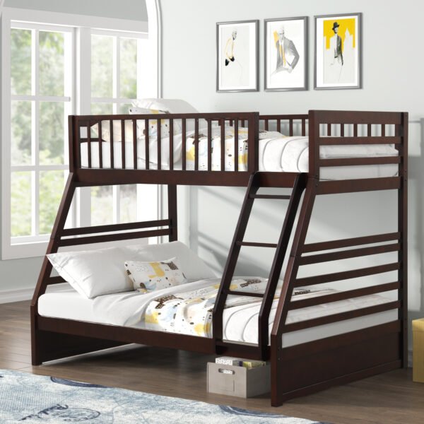 Twin / Full Wood Bunkbed S239
