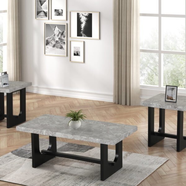 Cocktail & 2 End Tables T136-3