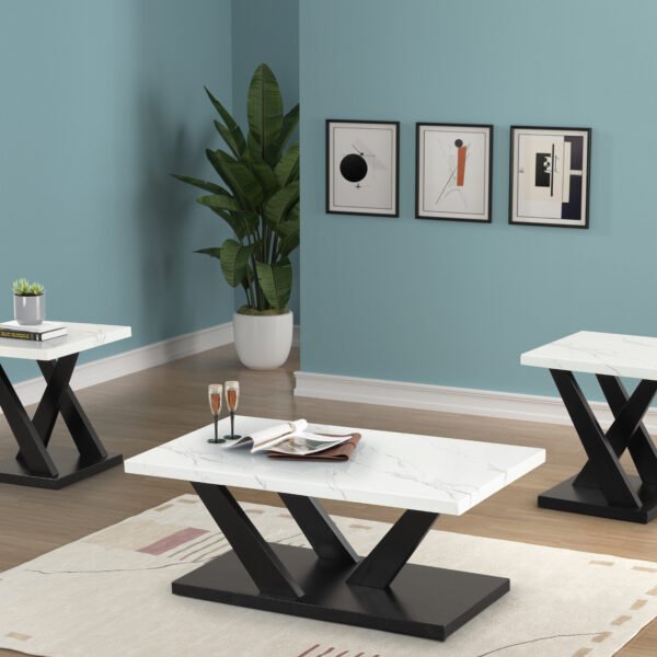 Cocktail & 2 End Tables T147-3