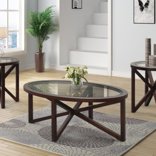 Cocktail & 2 End Tables T350-3