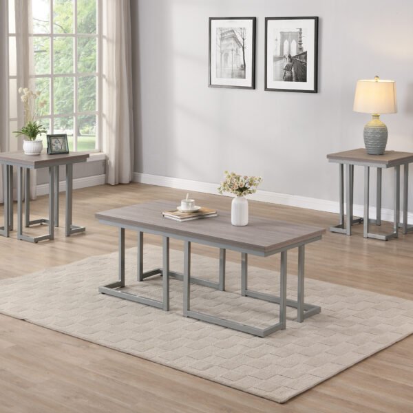 Cocktail & 2 End Tables T396-3