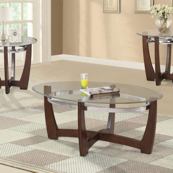 Cocktail & 2 End Tables T450-3