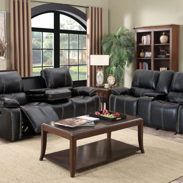 Motion Reclining Sofa w/ Drop Down Table U100S