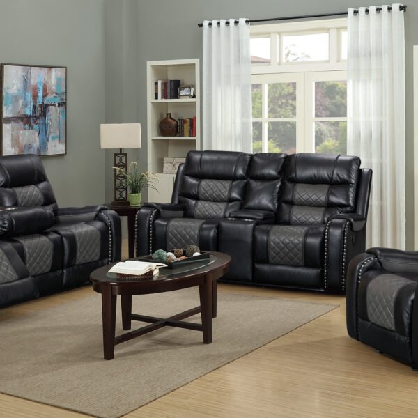 Reclining Sofa w/ Drop Table & USB U120S