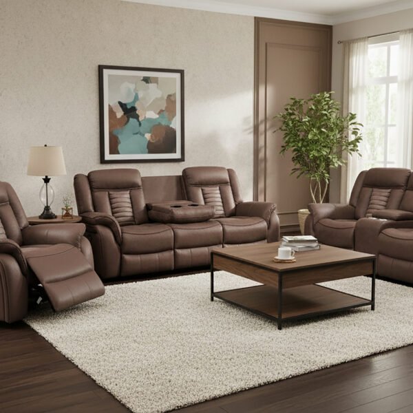 Reclining Loveseat w/ Console U134L